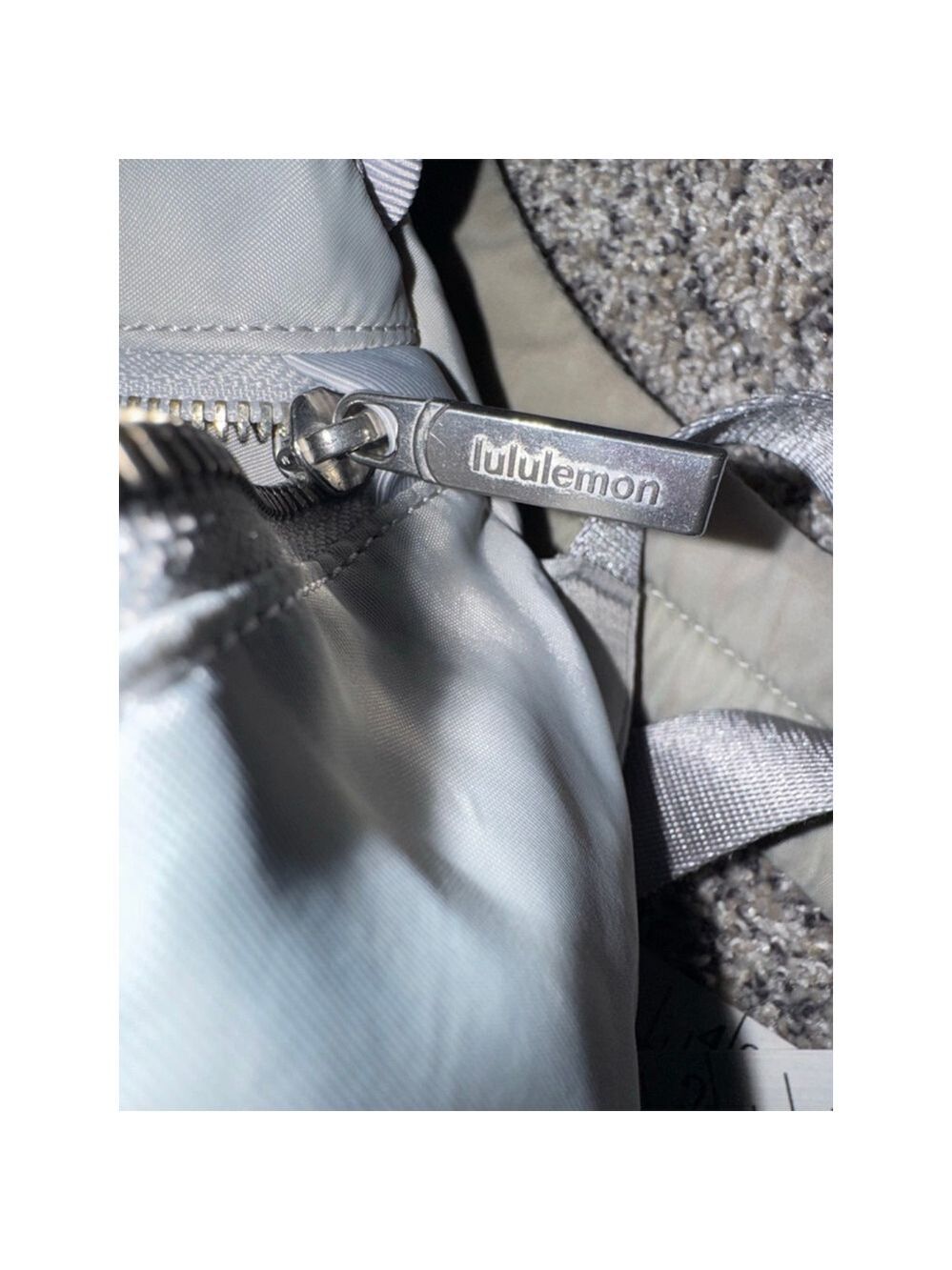 Lululemon Backpack Gray | Lightweight Nylon Gym Bag READ DAMAGE - Picture 14 of 16